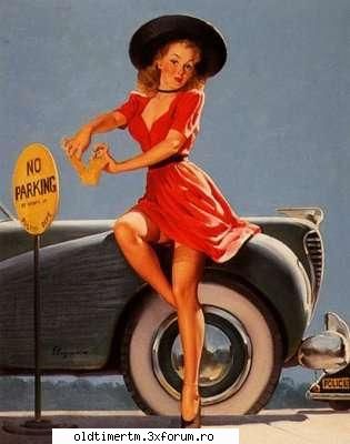 pin-ups and classic car's fghg