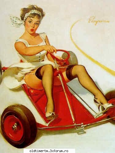 pin-ups and classic car's