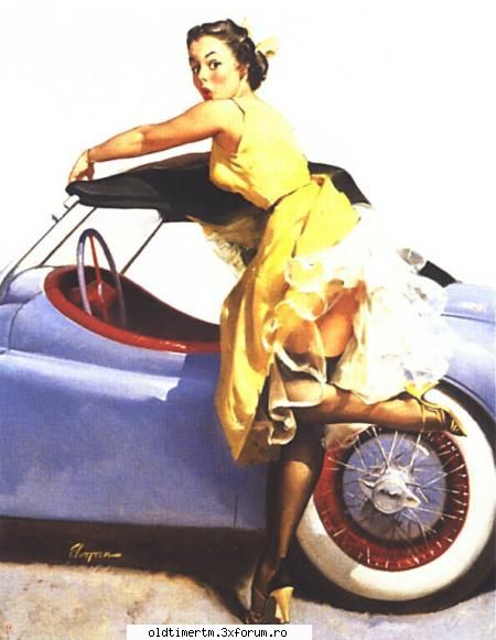 pin-ups and classic car's