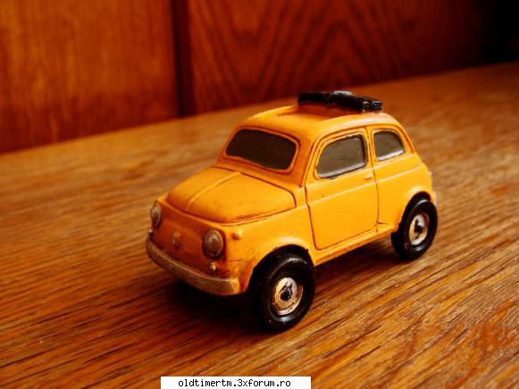 fiat 600 din lut ars din finale ligure. italia, certo! machete auto, moto si alte chestii vintage de