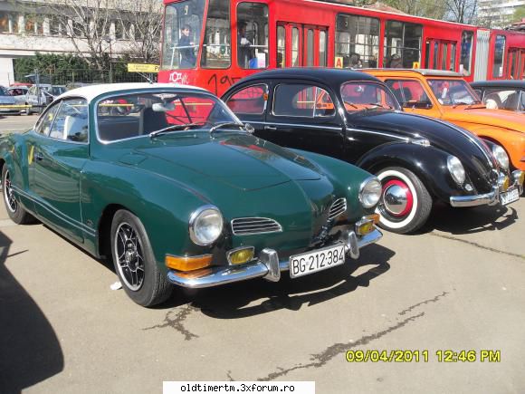 romania belgrad 09.04.2011 karmann ghia Fondator Banat Auto Retro Club