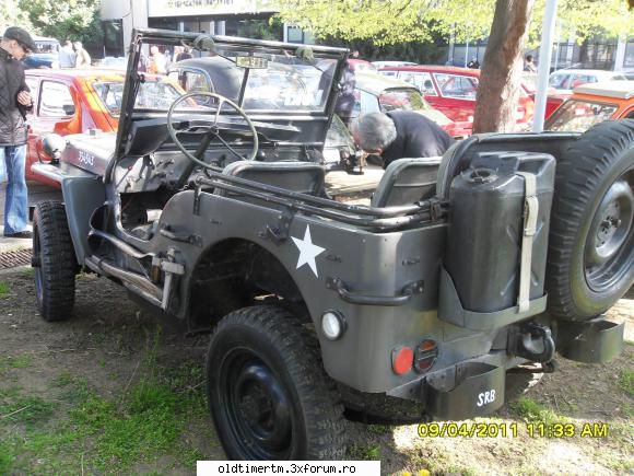 romania belgrad 09.04.2011 jeep din cele trei venite Fondator Banat Auto Retro Club