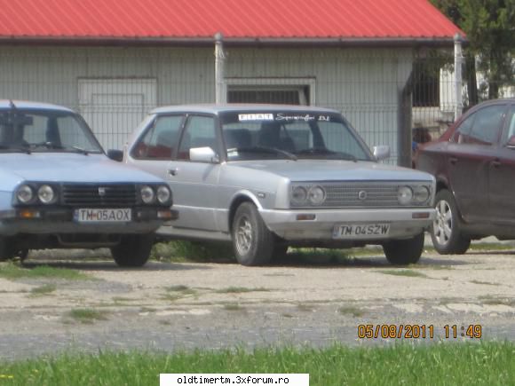 prin lugoj fiat 131, zona unitatii militare