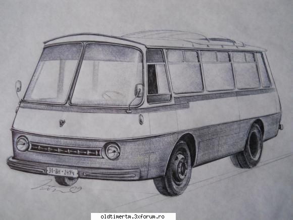 desene masini numai autobuz