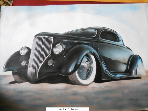 desene masini numai ford hot road