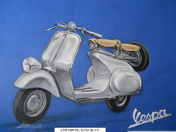 desene masini numai vespa