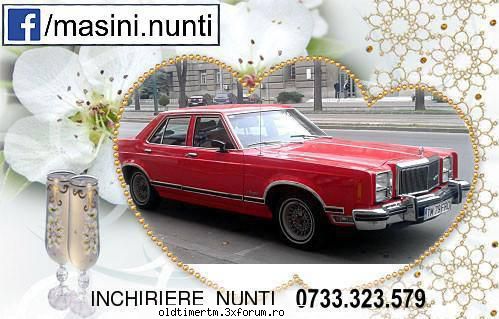 inchriere masina pentru nunti evenimende timisoara detalii la: Fondator Banat Auto Retro Club