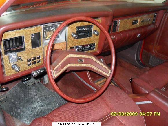 1979 Ford Mercury Monarch - bordul la interior - totul este original, 12.000 - SA NE CUNOASTEM