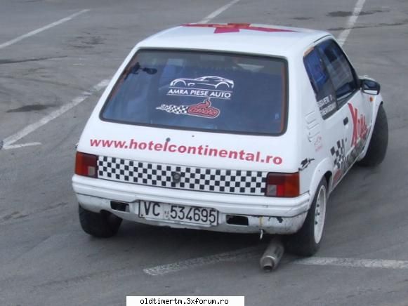 9.05 CJR cupa C.C.Euro Timisoara - Peugeot 205 observati pozitia tobei de esapament - EVENIMENTE IN TARA