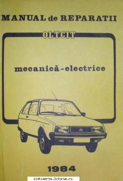 Carti despre Oltcit - tot de pe net Manual de reparatii 1984 - OLTCIT