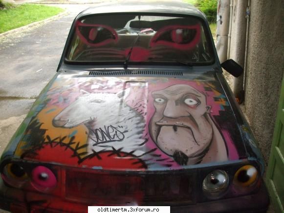 Clasice vazute pe strazile din Timisoara - Dacia graffitti - UNIVERSUL CLASICELOR