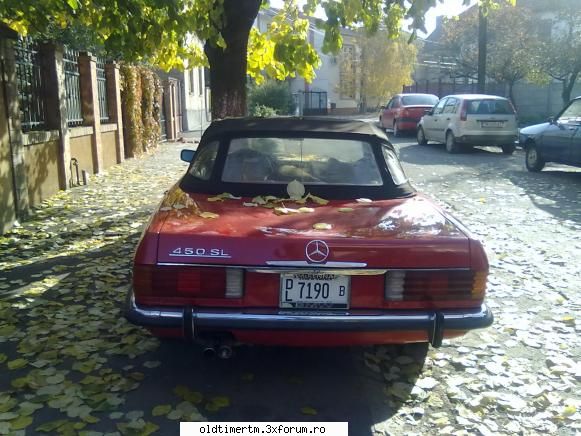 Clasice vazute pe strazile din Timisoara - A doua poza 450 SL - UNIVERSUL CLASICELOR
