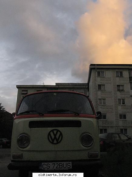 Clasice vazute pe strazile din Timisoara - un vw transporter la resita...nr spune tot - UNIVERSUL CLASICELOR