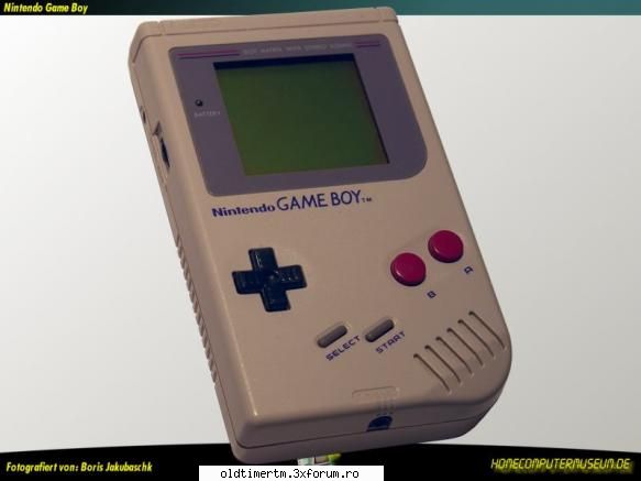 Consolele incredibile ale epocii de aur - Va mai amintiti faimosul Game Boy ? O grafica in - HOBBY