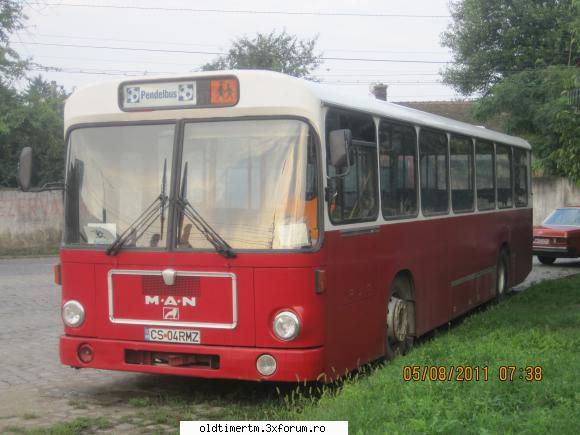 De prin Lugoj - ceva mai mare .. un autobuz MAN - UNIVERSUL CLASICELOR