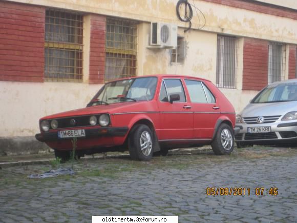 De prin Lugoj - si sa ramanem la aceeasi marca ... VW Golf 1 - UNIVERSUL CLASICELOR