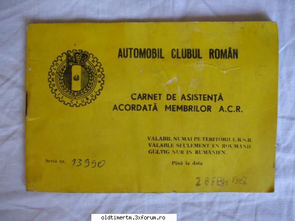 De prin colectia mea - tot din colectia "ACR" - HOBBY