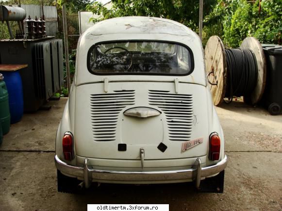 FIAT-ul 600 al lui Marczello - masina e o mina de aur, e plina de piese si - RESTAURARI