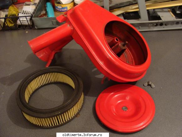 FIAT-ul 600 al lui Marczello - filtru aer nou curatat cutie filtru - RESTAURARI