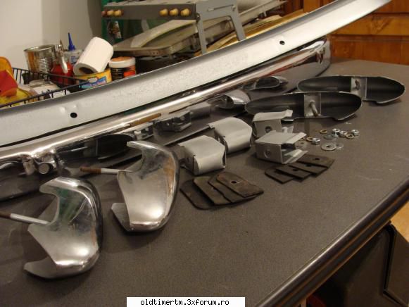 FIAT-ul 600 al lui Marczello - barele de protectie, tampoanele, suportii - RESTAURARI
