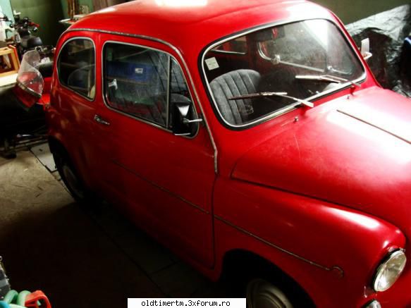 FIAT-ul 600 al lui Marczello - am facut gauri si am prins in nituri ornamentele - RESTAURARI