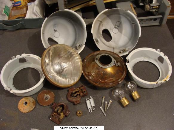 FIAT-ul 600 al lui Marczello - Farurile de la donatoarea de organe. Cele vechi - RESTAURARI