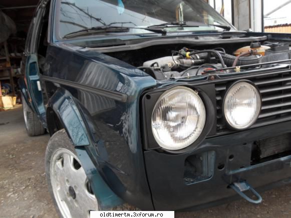 Golf 1 Cabrio - caroseria vopsita,si cate ceva montat inapoi - RESTAURARI