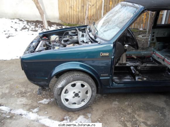 Golf 1 Cabrio - pavel blondu - RESTAURARI