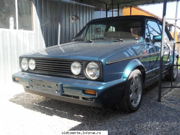 Golf 1 Cabrio - Cateva poze cu masina montata in totalitate dupa - RESTAURARI