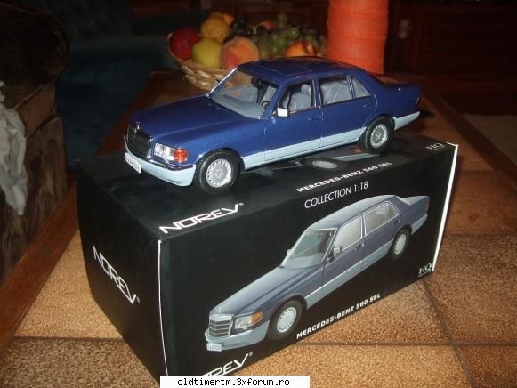 Machete auto sau moto . - Ultimele venite in colectie: Mercedes 560 SEL - HOBBY