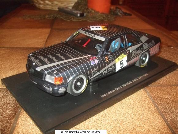 Machete auto sau moto . - Mercedes 500 SEC AMG SPA 1989 - HOBBY