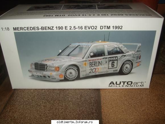 Machete auto sau moto . - Mercedes 190 E 2.5-16v EVO 2 DTM 1992 - HOBBY