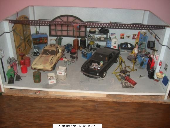 Machete auto sau moto . - in timpul liber mai lucrez si la o diorama 1/18 - HOBBY