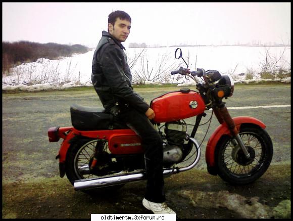 Motocicletele mele - Aici putem observa mai bine tobele originale - MOTOCICLETA MEA