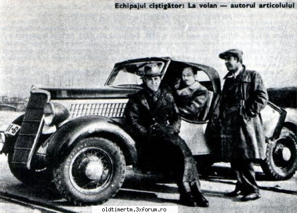 PETRE CRISTEA - The winning crew in the 1936 Monte Carlo Rally - ISTORIE