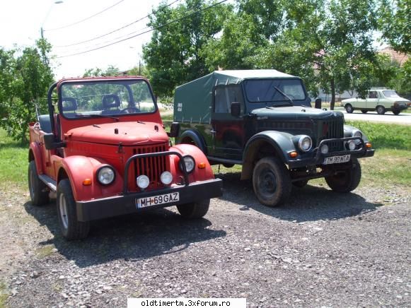 Poze cu IMS - poza din 2009 M461 langa un GAZ - ARO