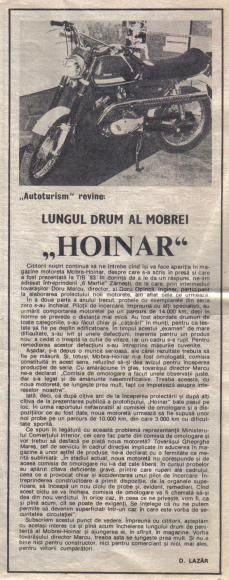 Poze vechi sau reclame - Lungul Drum al Mobrei Hoinar - GENERAL