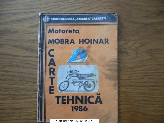 Poze vechi sau reclame - Hoinar - cartea tehnica - GENERAL