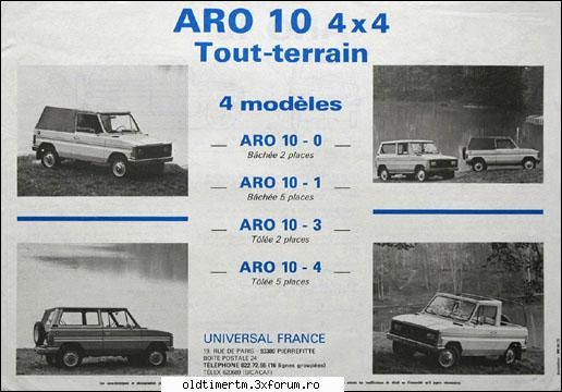 Poze vechi sau reclame - ARO 10 reclama din Franta - ARO