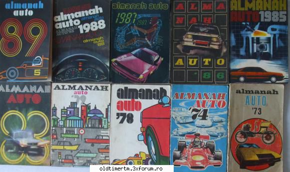 SCHIMB/VAND colectie "Almanah auto" - am cateva dubluri si m-am hotarat sa le dau - VANZARI/CUMPARARI DIVERSE