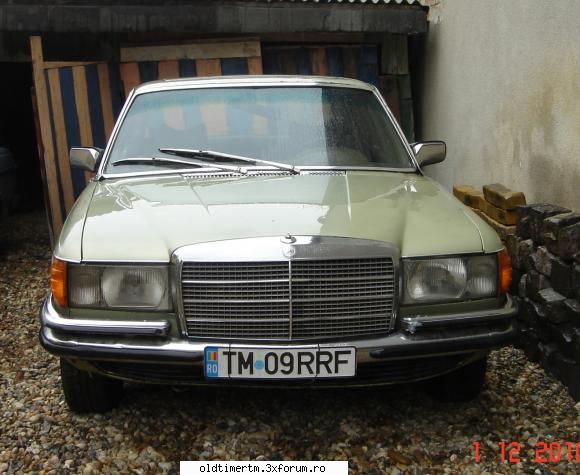 VAND S 280 w116 - VAND MERCEDES BENZ MODEL S - AN 1979, VERDE - VANZARI/CUMPARARI AUTO/MOTO