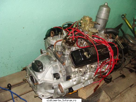 Volga M-21 V8 - din pacate alternatorul si cutia de viteze au - RESTAURARI