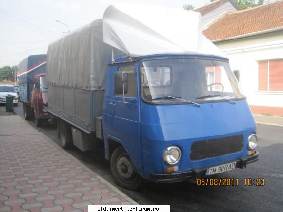 vazute prin tara - o camioneta TV la Lugoj - TV/ROCAR